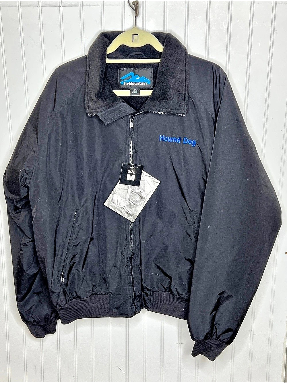 NWT Tri-Mountain The Mountaineer Performance Jacket Black Medium